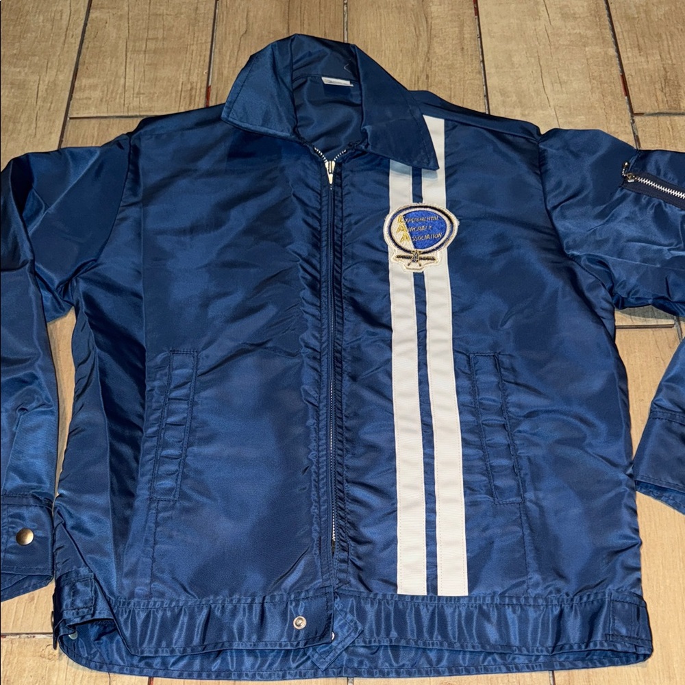 Experimental aircraft association 1960s 70s Windbreaker Jacket Racing Stripe
